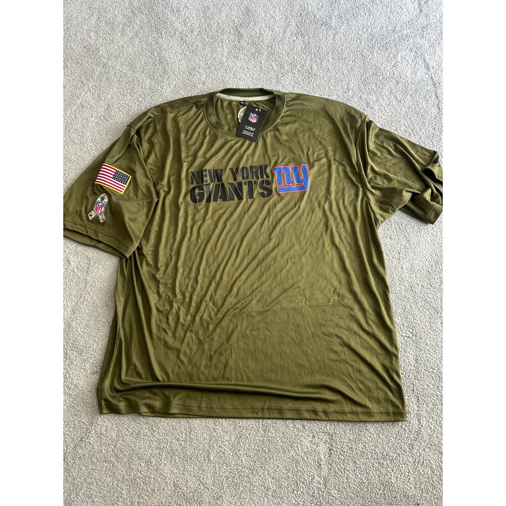 Nike Green New York Gaints Veterans Army T Shirt - NWT